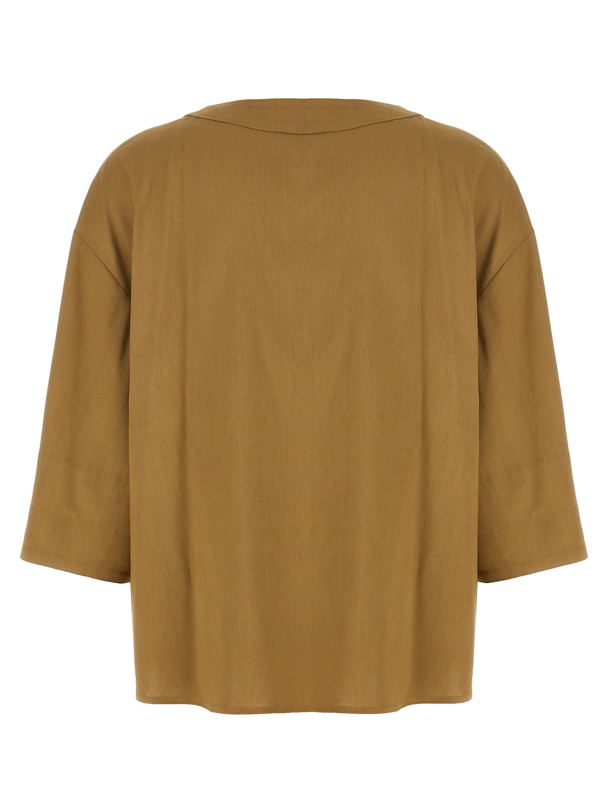 Max Mara MxpSospiro Beige Linen Blouse