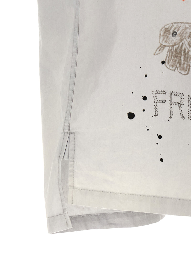 Maison Mihara Yasuhiro Gray Cotton Blouse