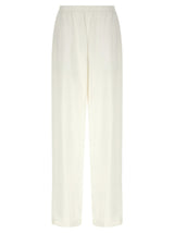 Max Mara MxpDestino White Linen Casual Pants