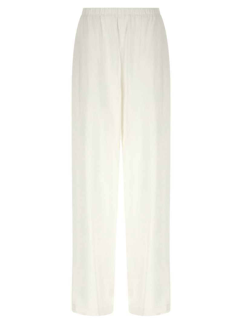 Max Mara MxpDestino White Linen Casual Pants
