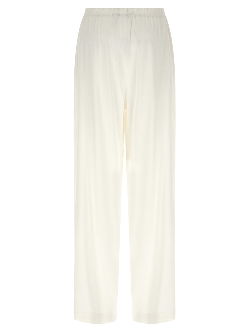 Max Mara MxpDestino White Linen Casual Pants