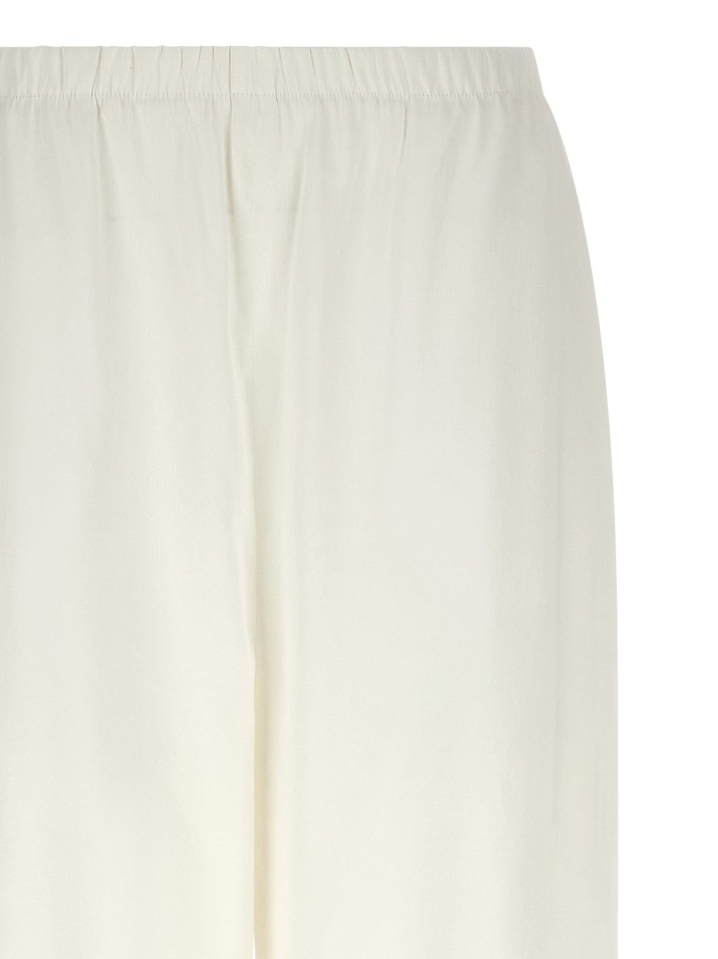 Max Mara White Linen Casual Pants