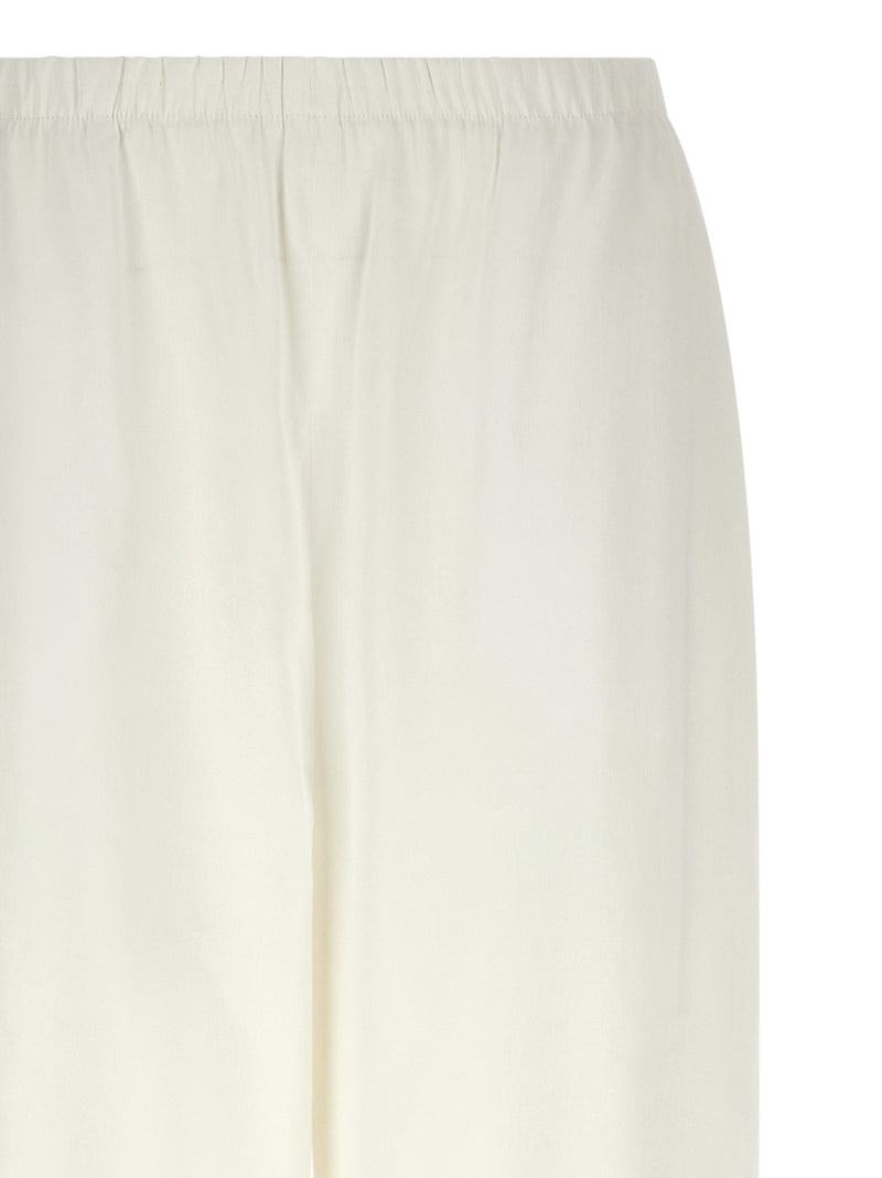 Max Mara MxpDestino White Linen Casual Pants
