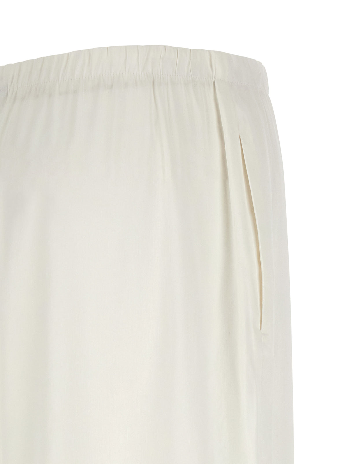 Max Mara MxpDestino White Linen Casual Pants