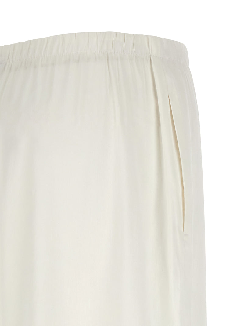 Max Mara MxpDestino White Linen Casual Pants