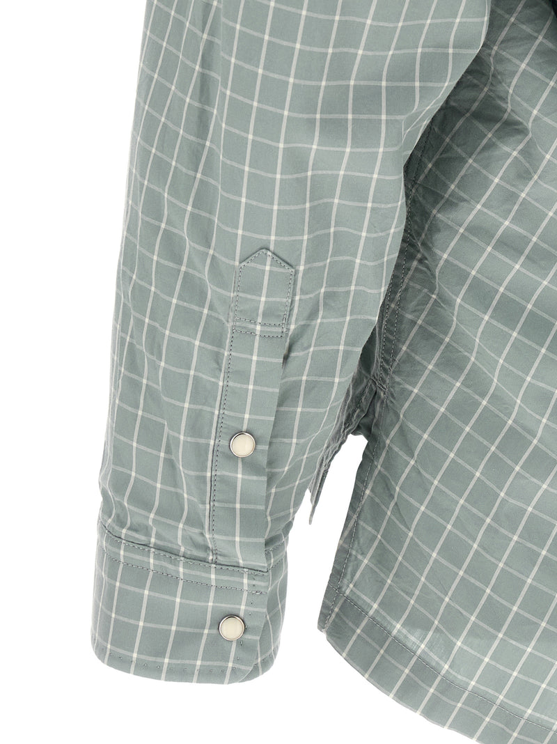 Maison Mihara Yasuhiro Blue Cotton Blouse - Vintage Style