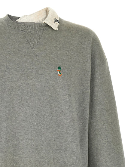 Maison Mihara Yasuhiro Gray Cotton Sweatshirt