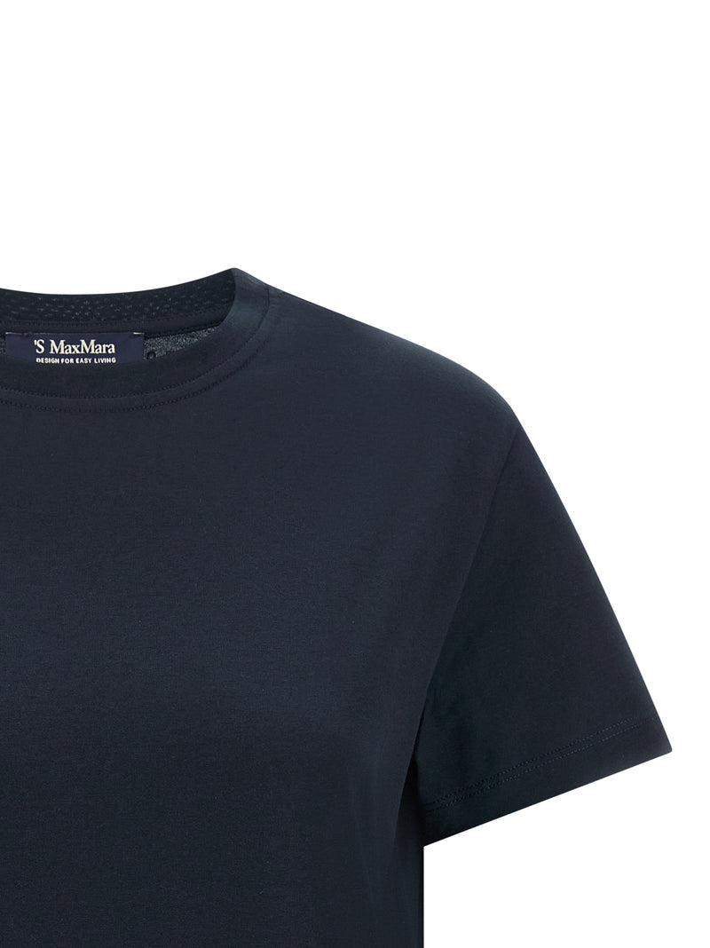 T-shirt bleu en coton «S Max Mara»