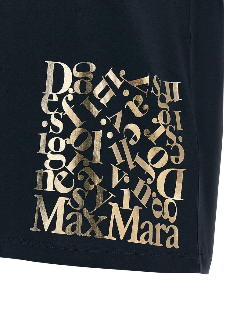 T-shirt bleu en coton «S Max Mara»