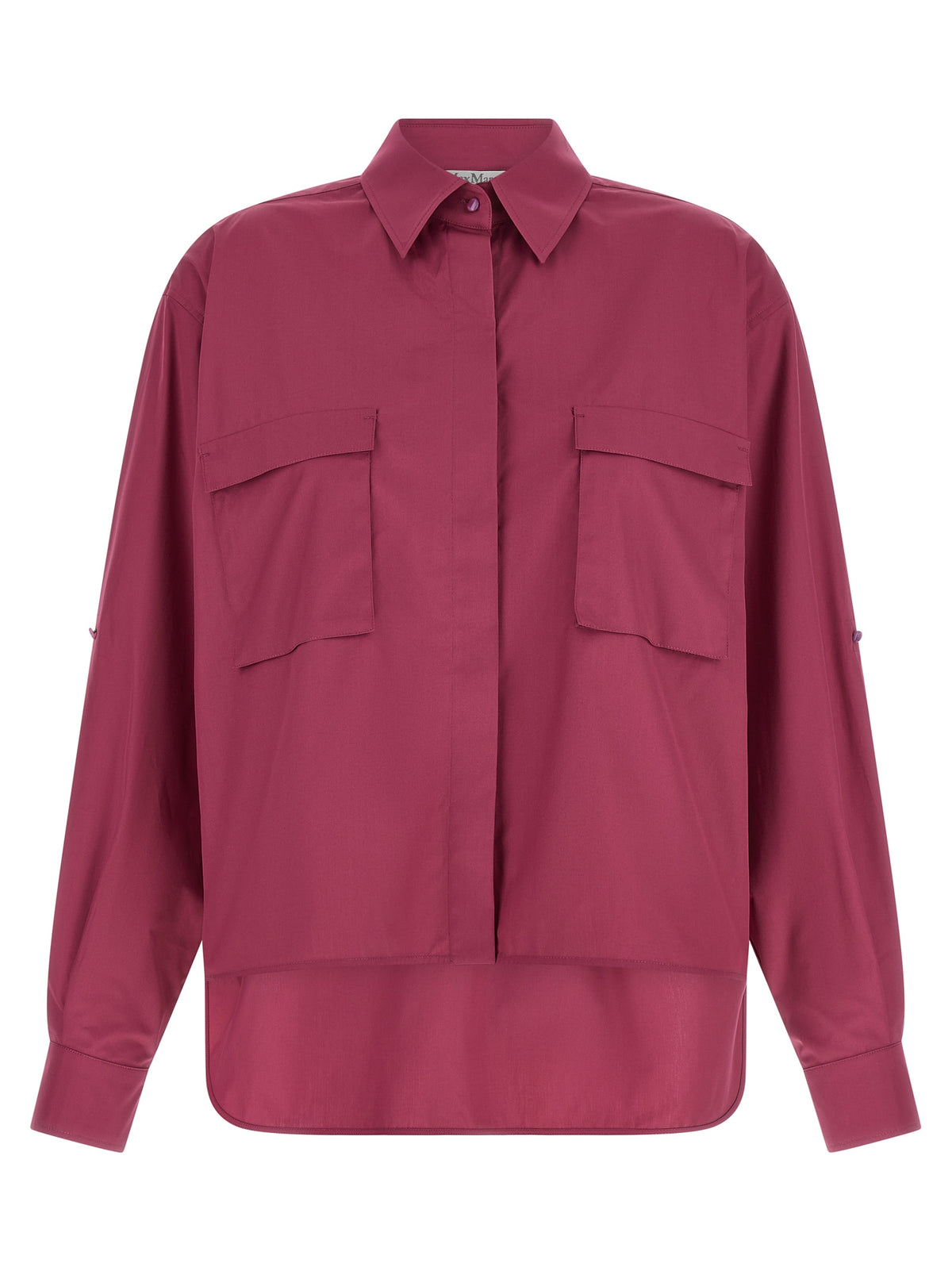 Chemisier en coton fuchsia Max Mara