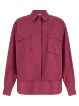 Chemisier en coton fuchsia Max Mara
