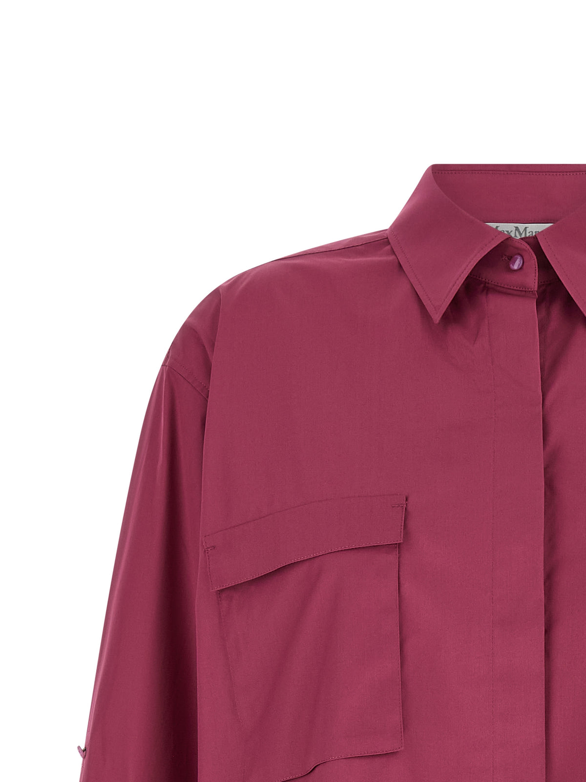 Chemisier en coton fuchsia Max Mara