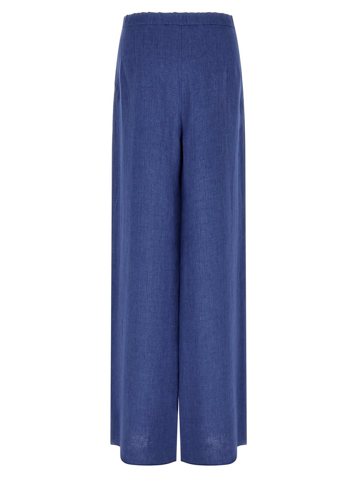 Max Mara MstPelota Blue Linen Casual Pants for Women