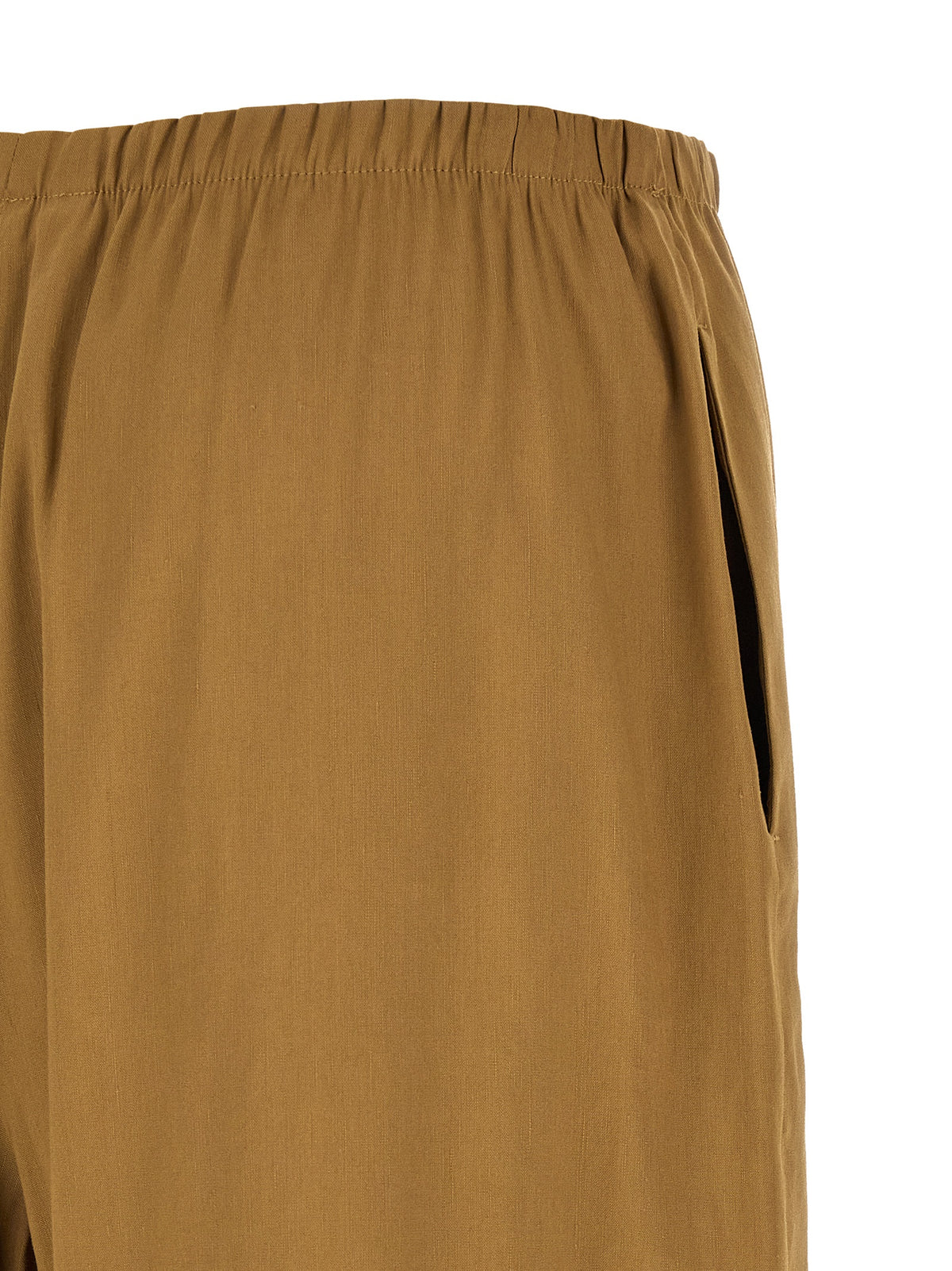 Max Mara MxpDestino Beige Linen Casual Pants