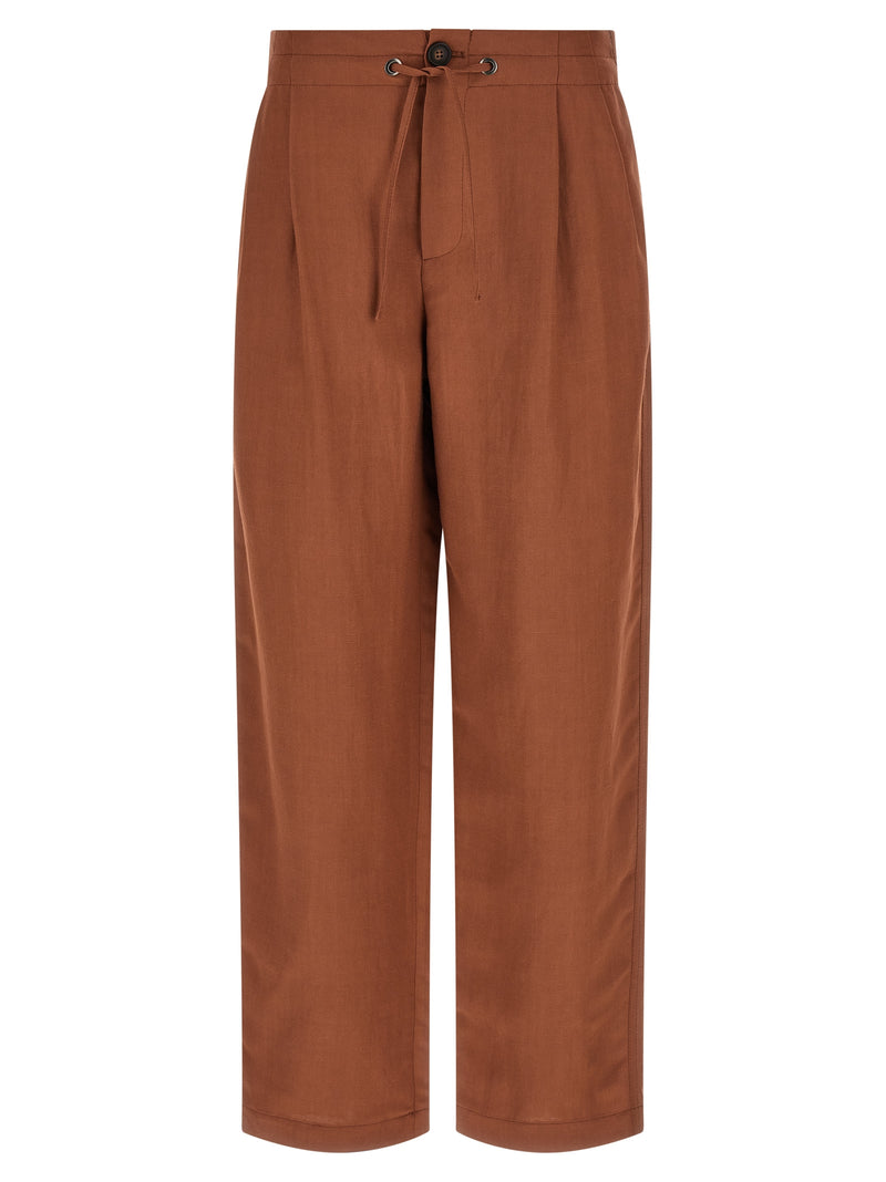 Brunello Cucinelli Multicolor Viscose Tailored Track Pants