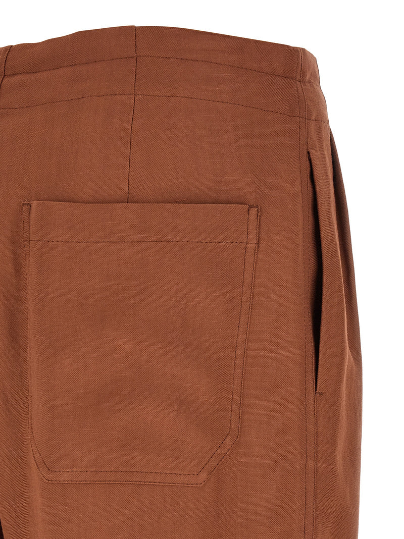 Brunello Cucinelli Multicolor Viscose Tailored Track Pants