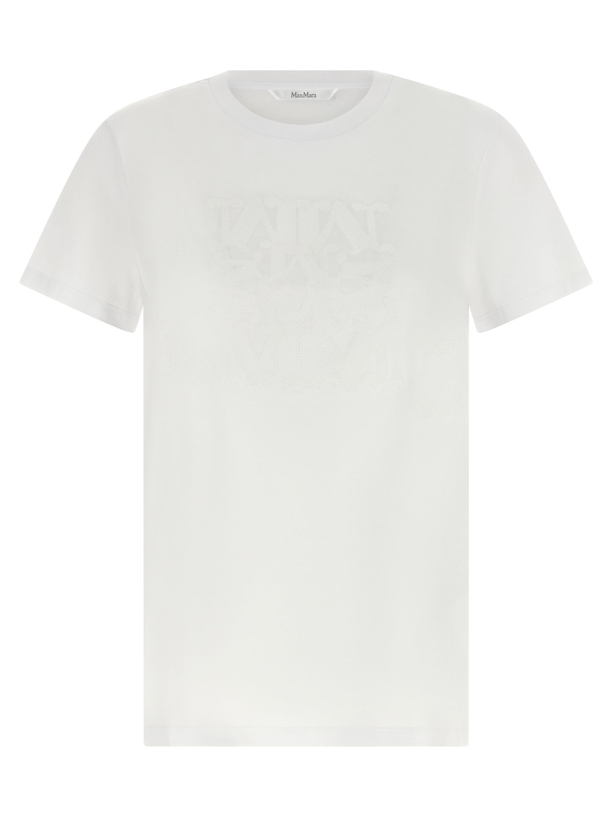 T-shirt blanc en coton Max Mara