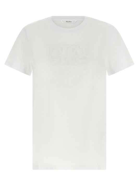 T-shirt blanc en coton Max Mara