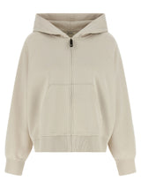 Sweat-shirt en coton beige 'S Max Mara