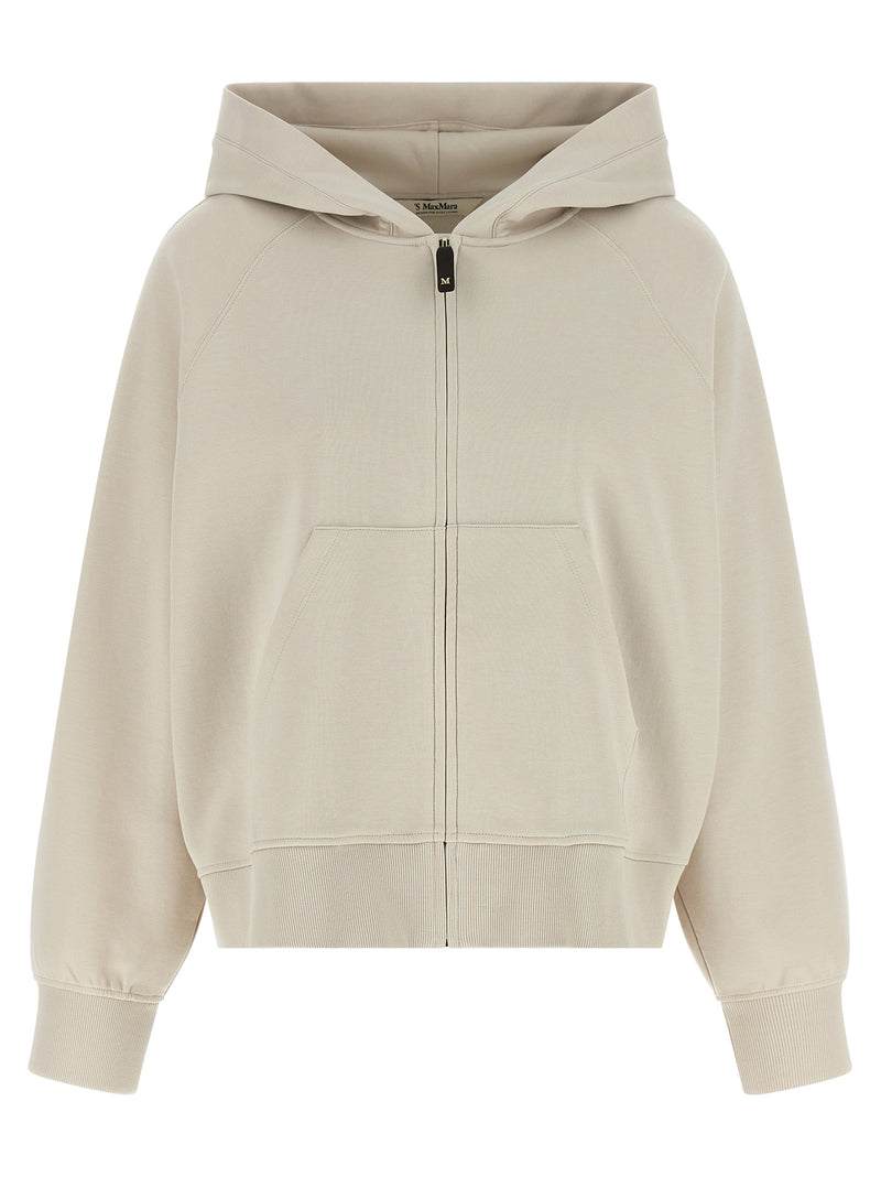 Sweat-shirt en coton beige 'S Max Mara