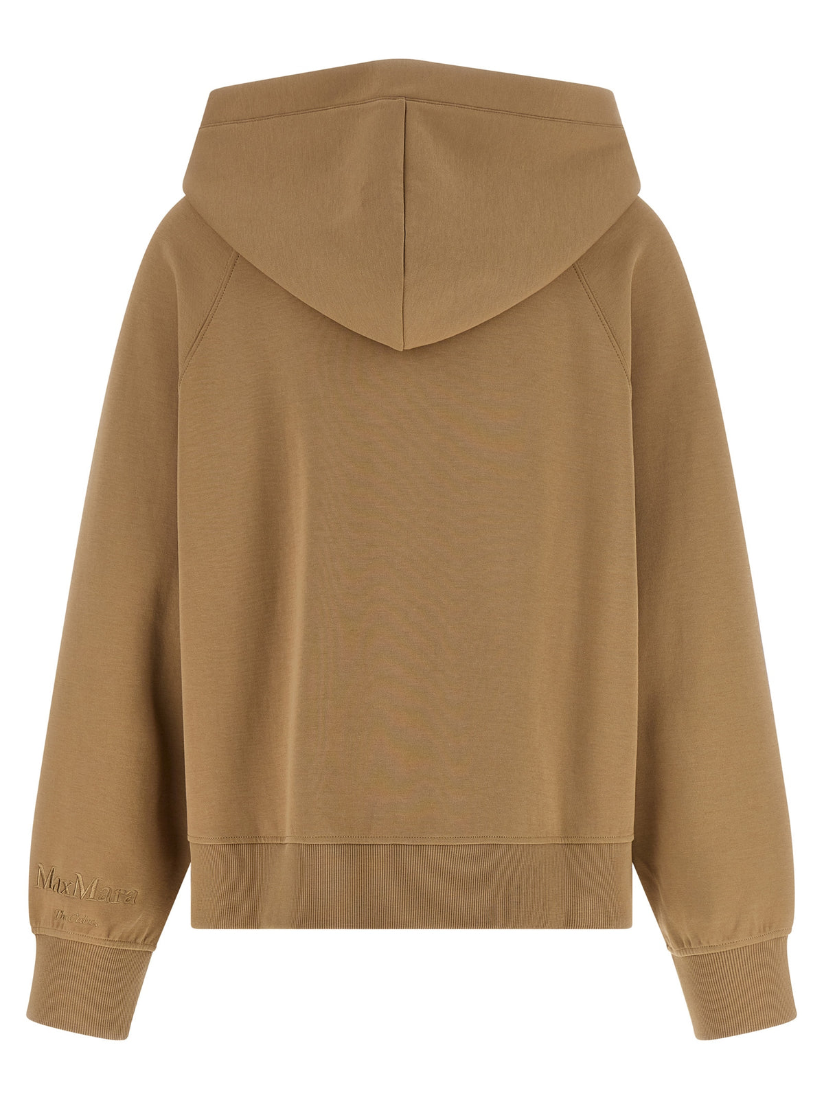 Sweat à capuche en coton beige 'S Max Mara