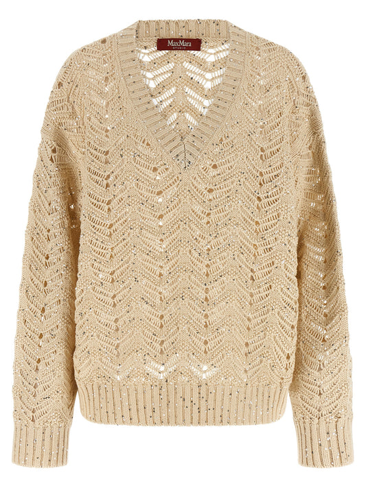 Gilet en coton beige Max Mara