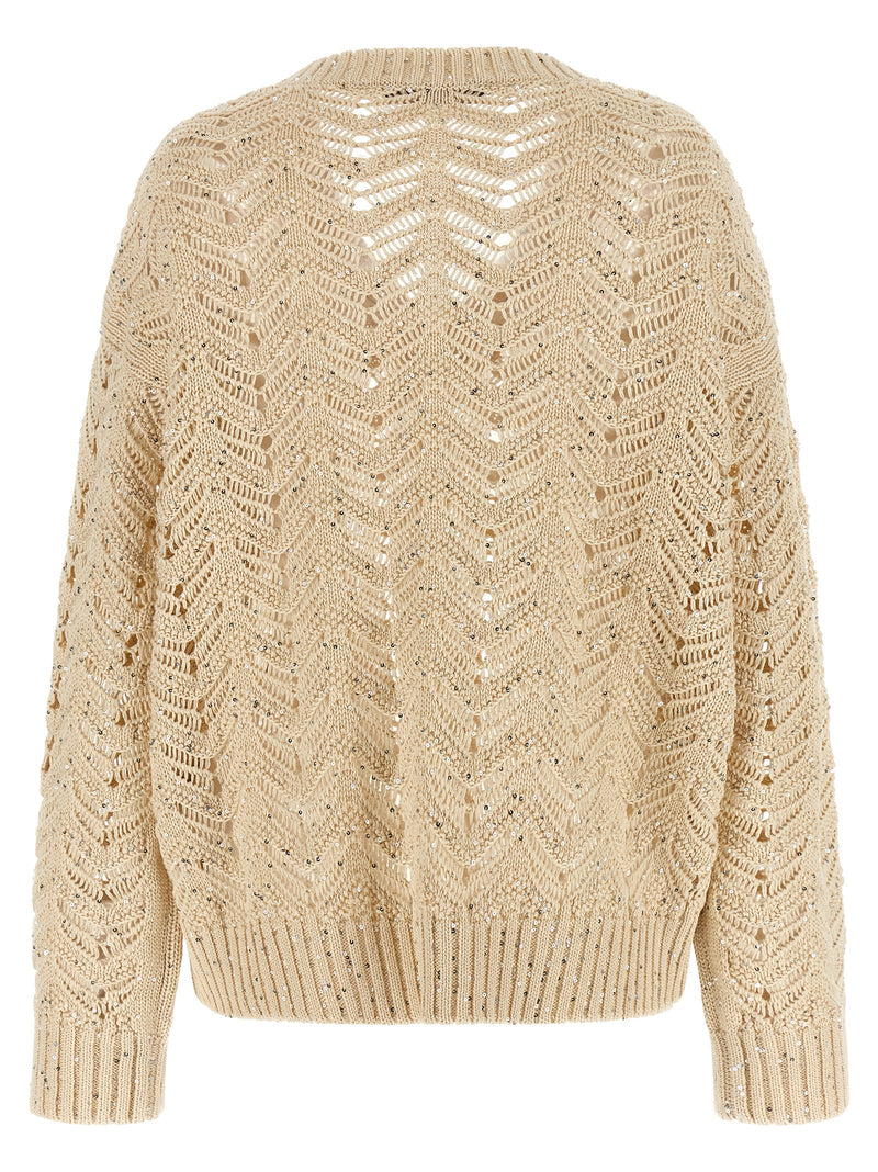 Max Mara Beige Cotton Cardigan