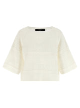 Gilet Max Mara en coton blanc