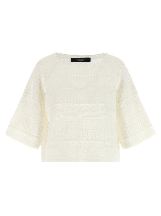Gilet Max Mara en coton blanc