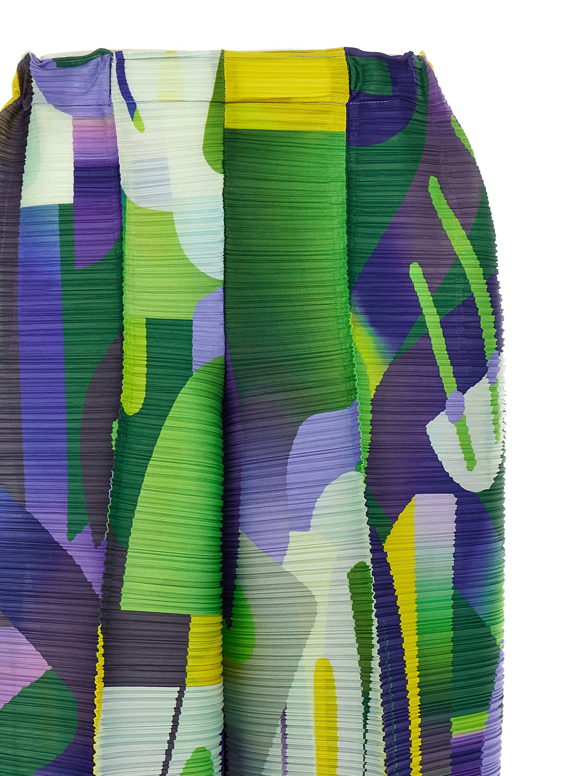 Pantalon décontracté multicolore en polyester PLEATS PLEASE ISSEY MIYAKE