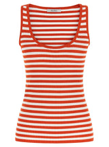 T-shirt sans manches en viscose multicolore Max Mara
