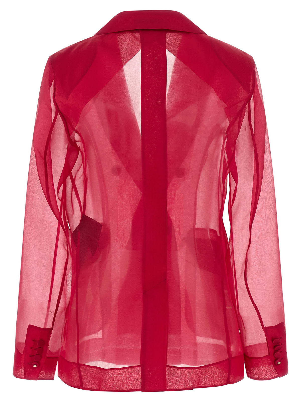 Blazer en soie fuchsia Max Mara