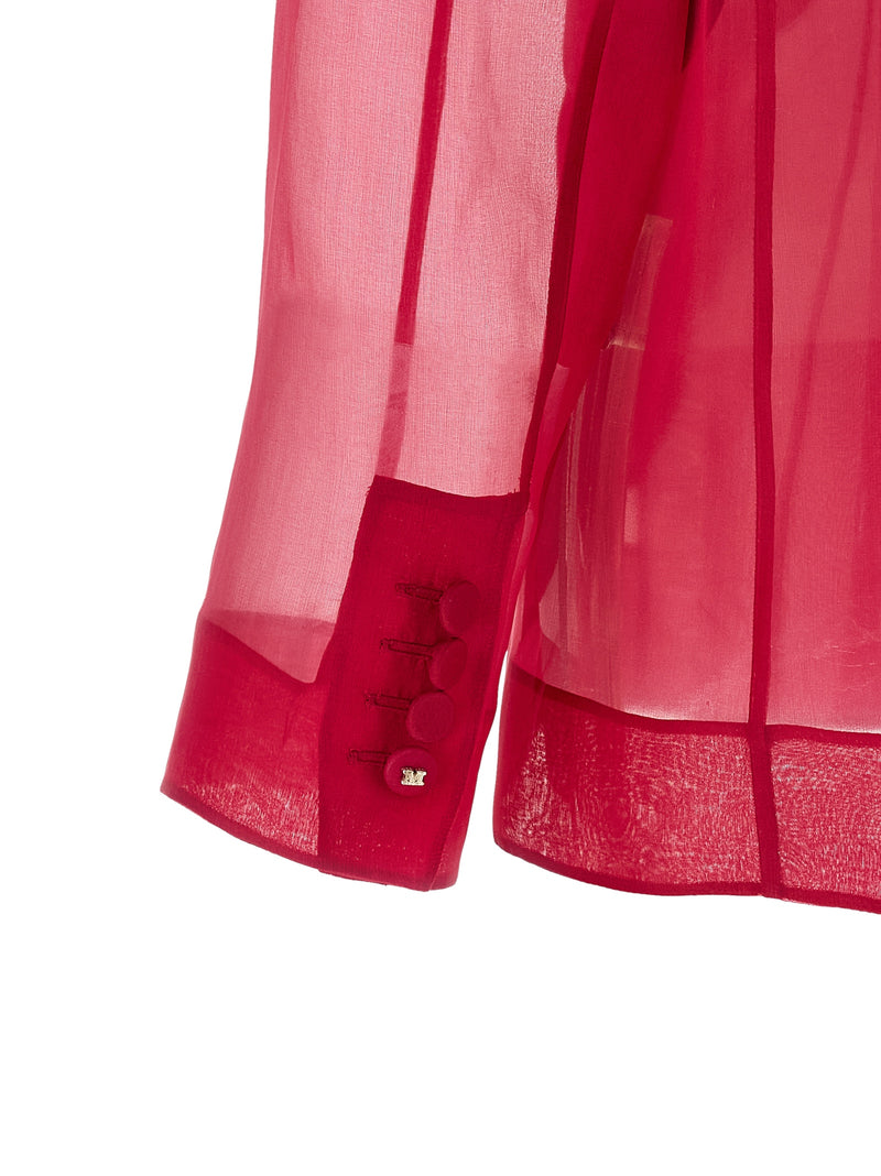 Blazer en soie fuchsia Max Mara