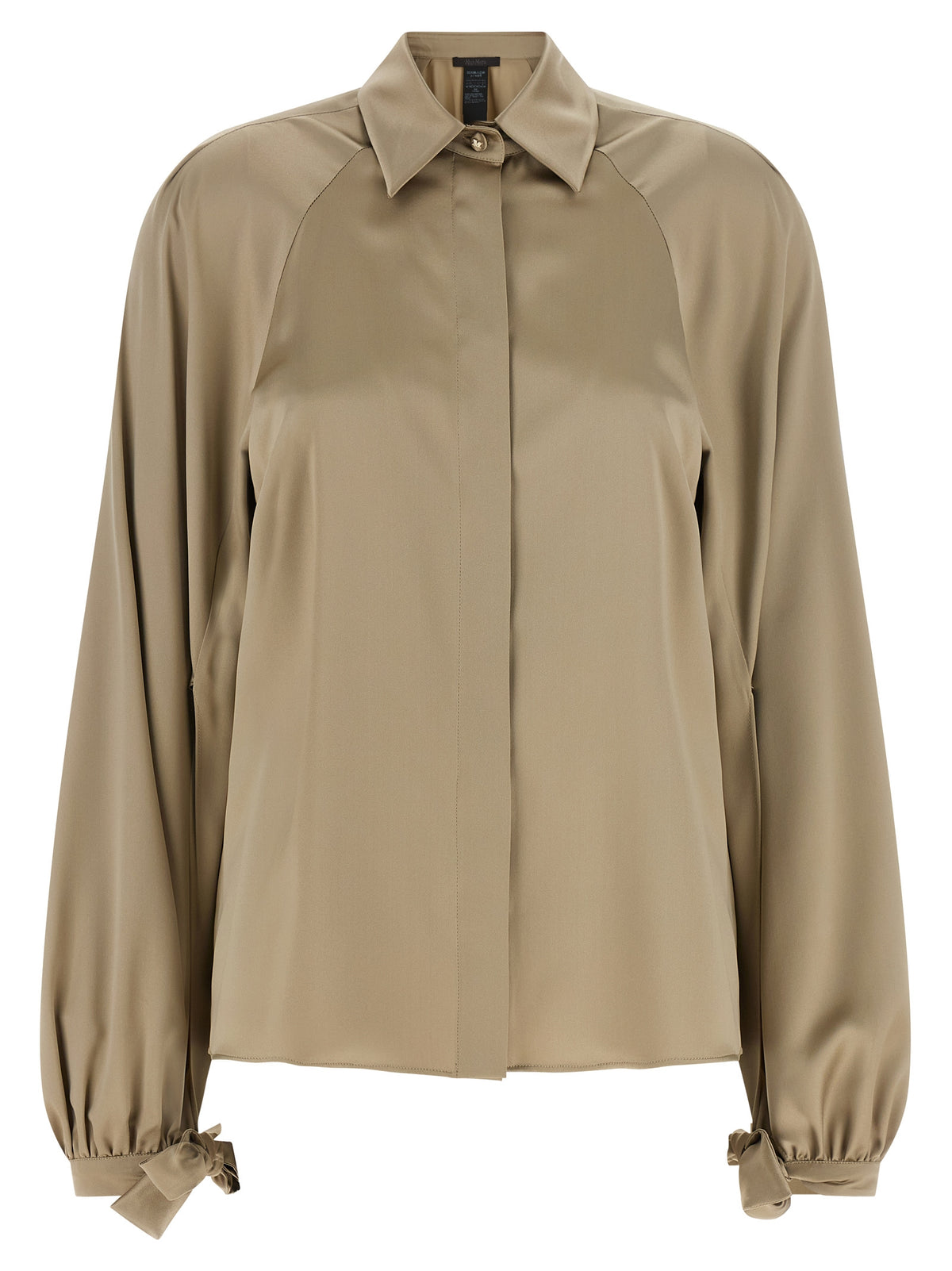 Max Mara MxeAlare Beige Silk Blouse