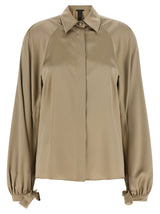 Max Mara MxeAlare Beige Silk Blouse