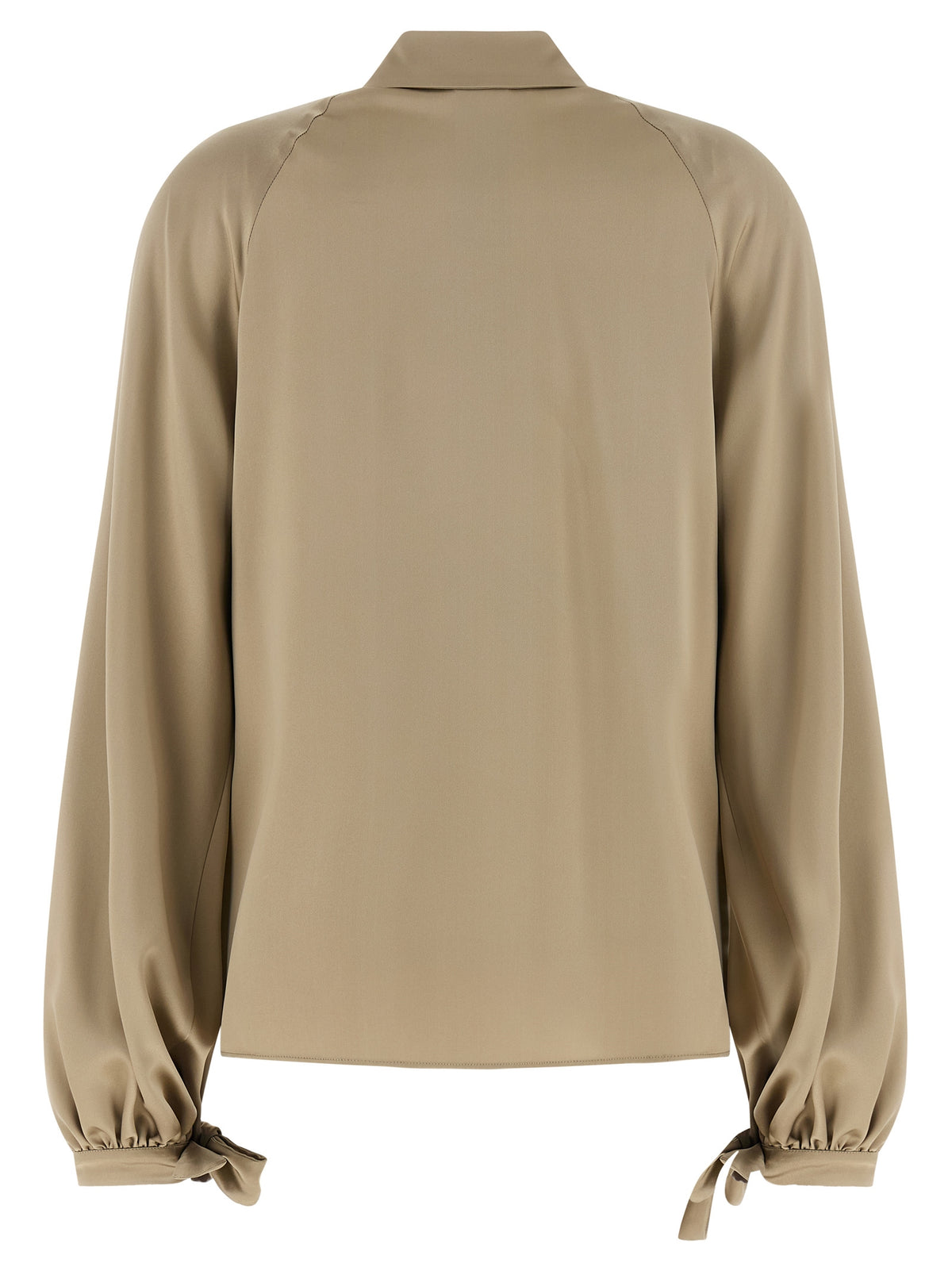 Max Mara MxeAlare Beige Silk Blouse