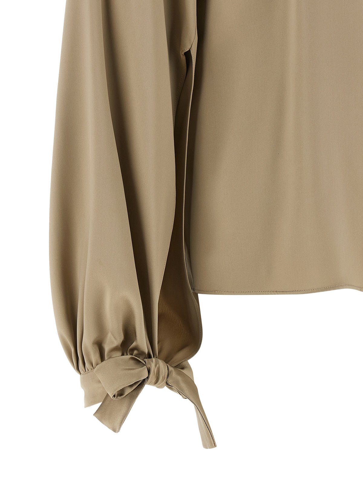 Max Mara MxeAlare Beige Silk Blouse