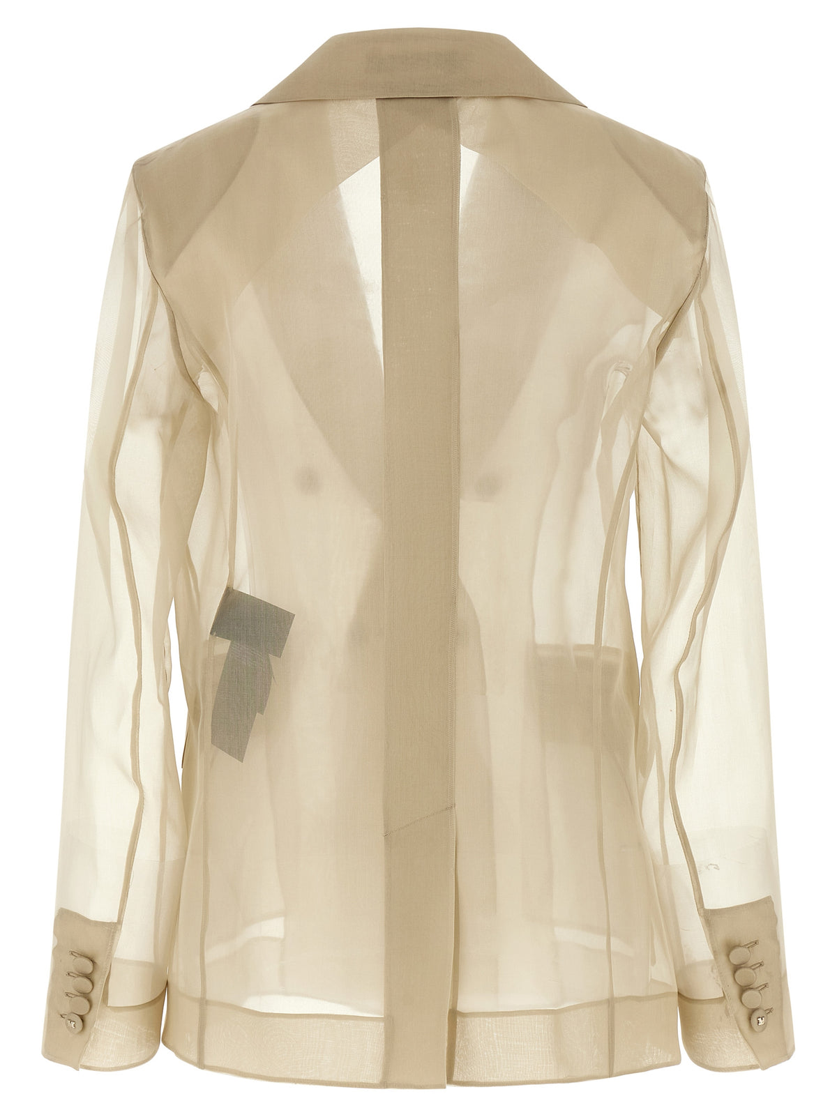 Blazer en soie beige Max Mara