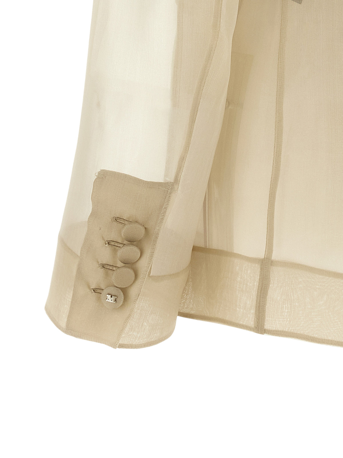 Blazer en soie beige Max Mara