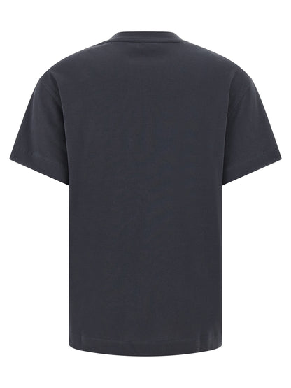 Brunello Cucinelli T-shirt en coton bleu