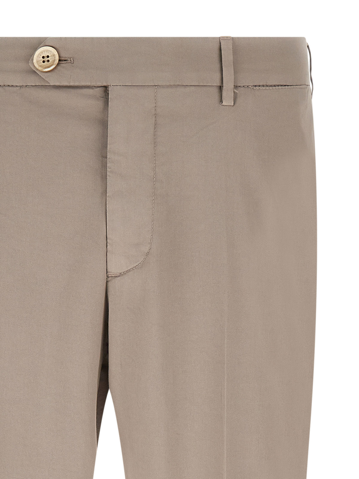 Brunello Cucinelli Pantalon décontracté en coton beige