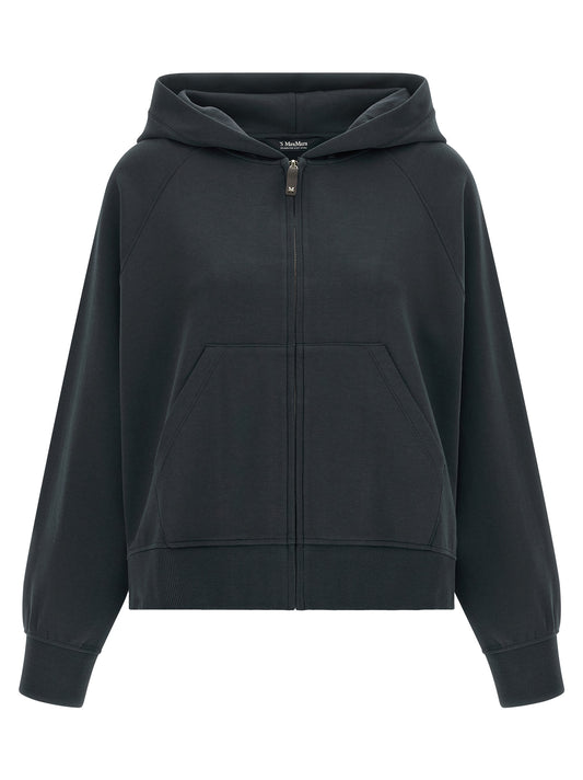 Sweat-shirt en coton bleu 'S Max Mara