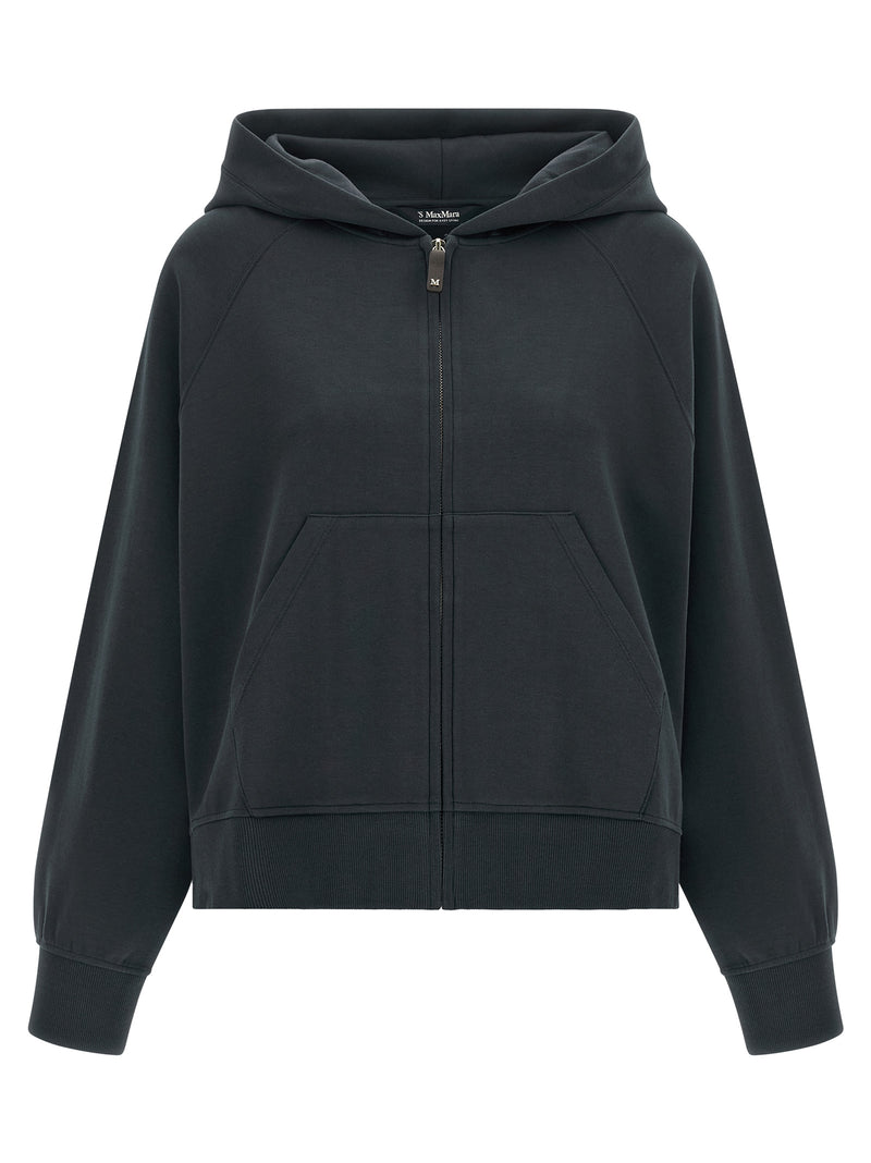Sweat-shirt en coton bleu 'S Max Mara