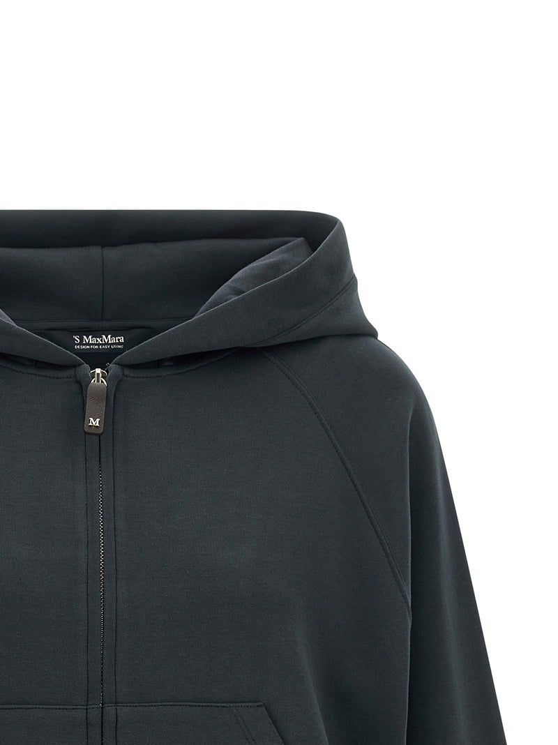 Sweat-shirt en coton bleu 'S Max Mara