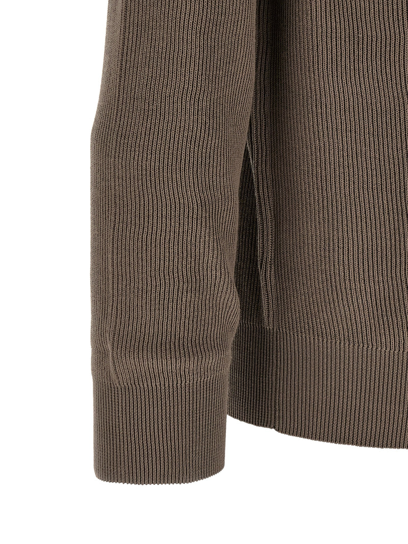 Brunello Cucinelli Brown Cotton Polo Shirt
