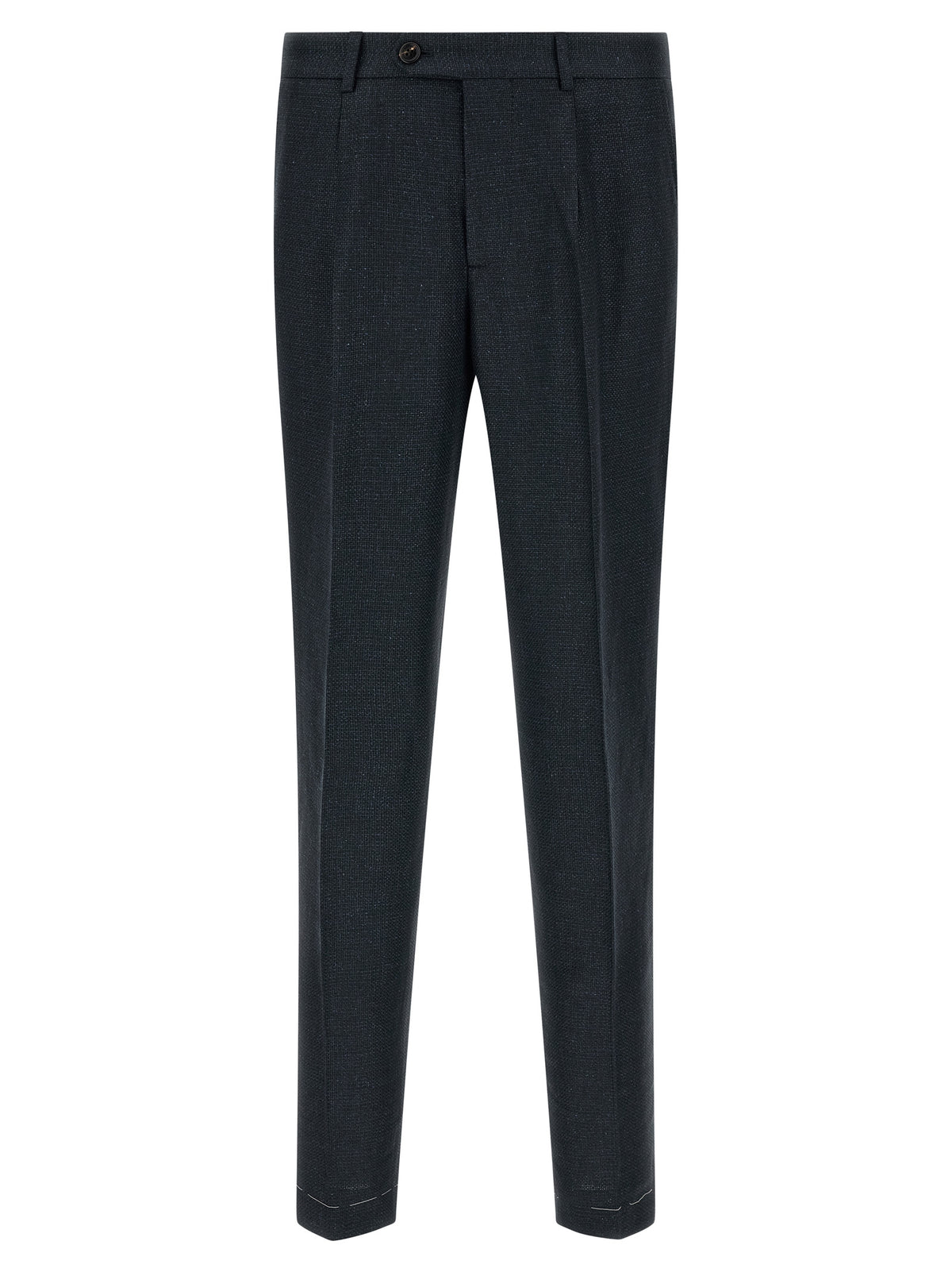Brunello Cucinelli Blue Silk Two-Piece Suit