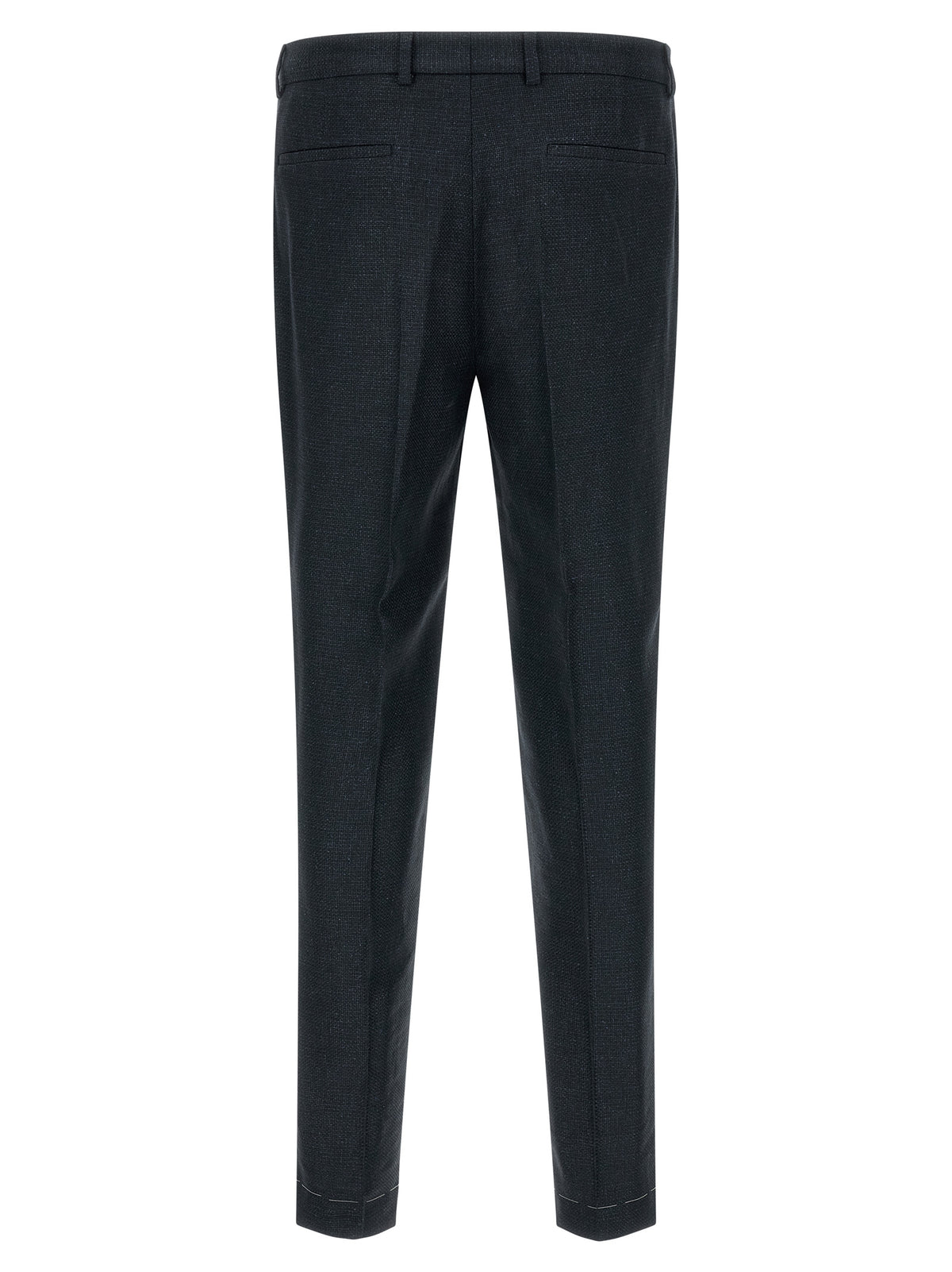 Brunello Cucinelli Blue Silk Two-Piece Suit