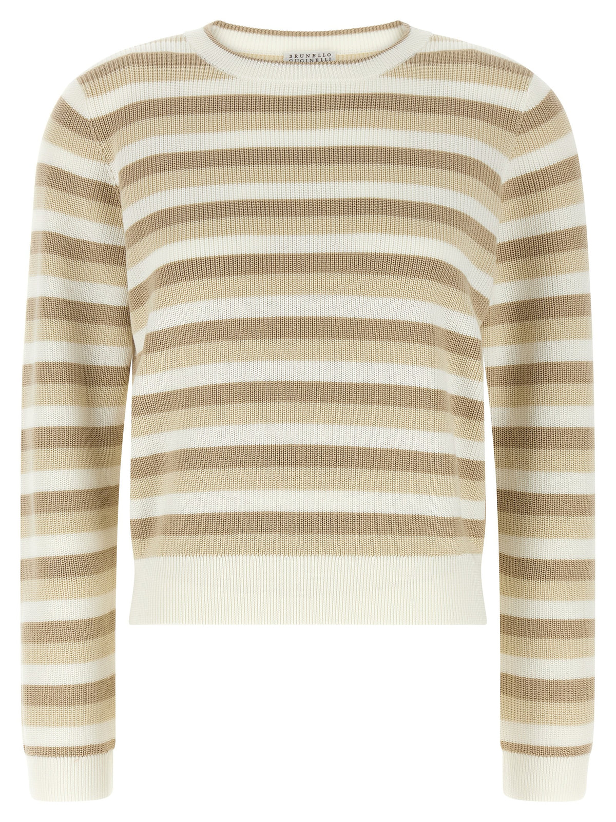 Brunello Cucinelli Beige Cotton Cardigan