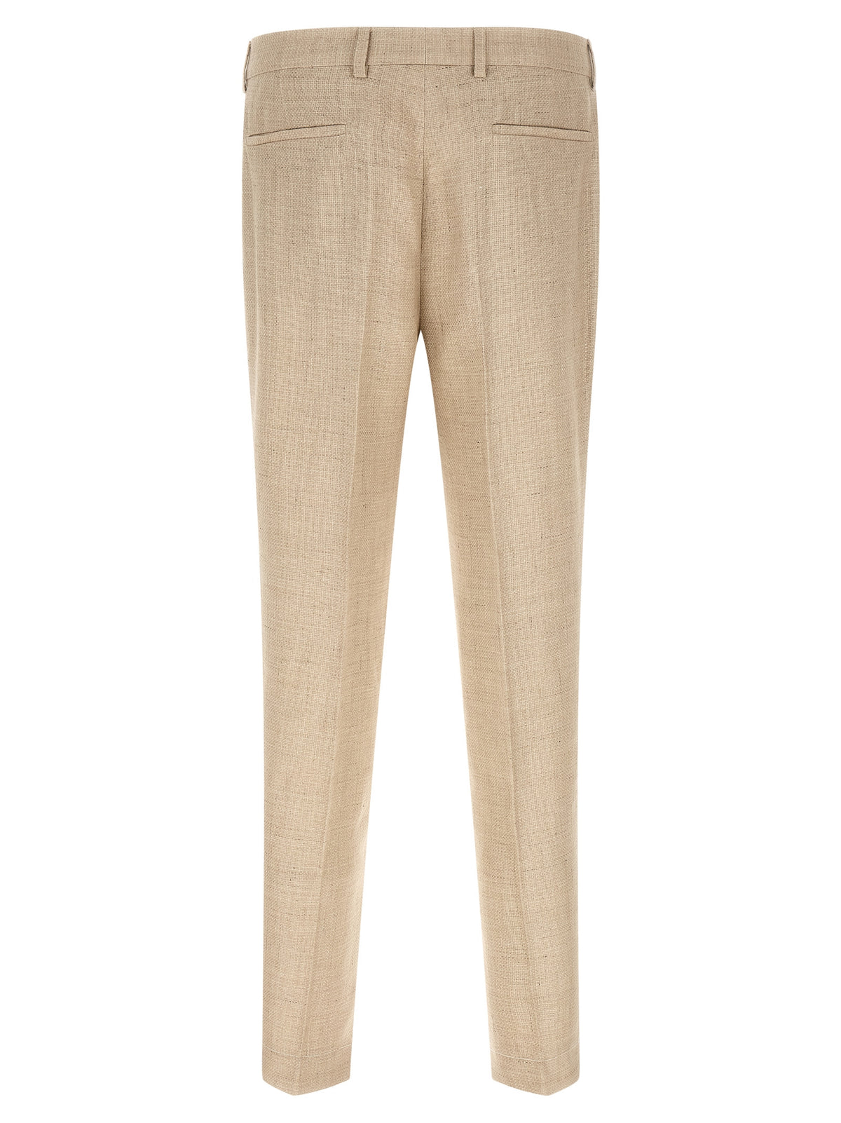 Brunello Cucinelli Beige Silk Two-Piece Suit for Men