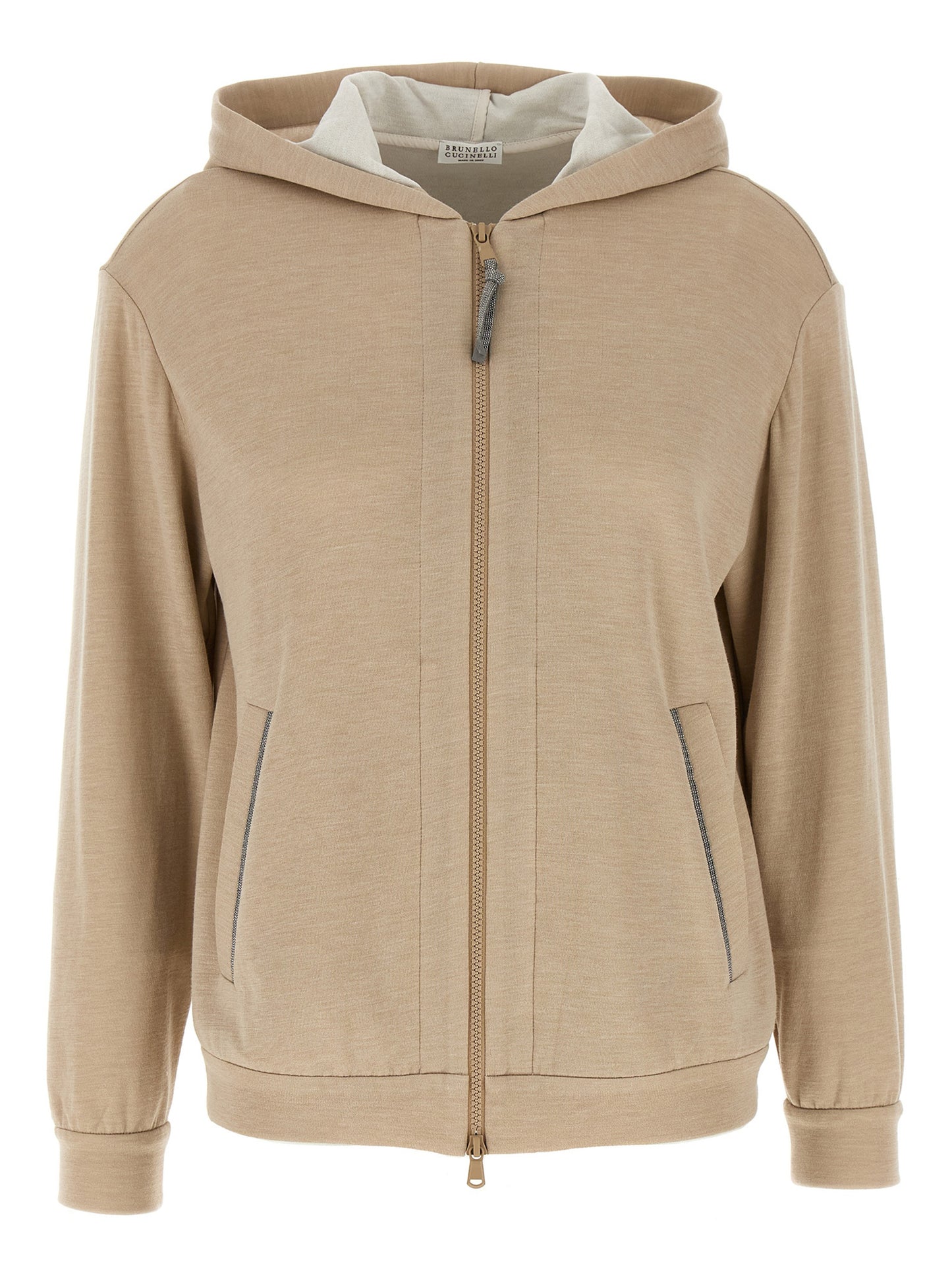 Brunello Cucinelli Beige Cotton Cardigan